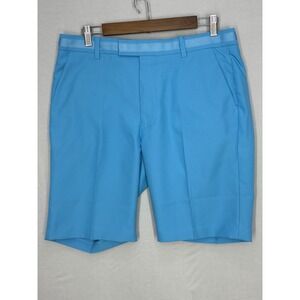 G/Fore Golf Shorts Mens Blue Performance Stretch Flat Front Slash Pockets 33